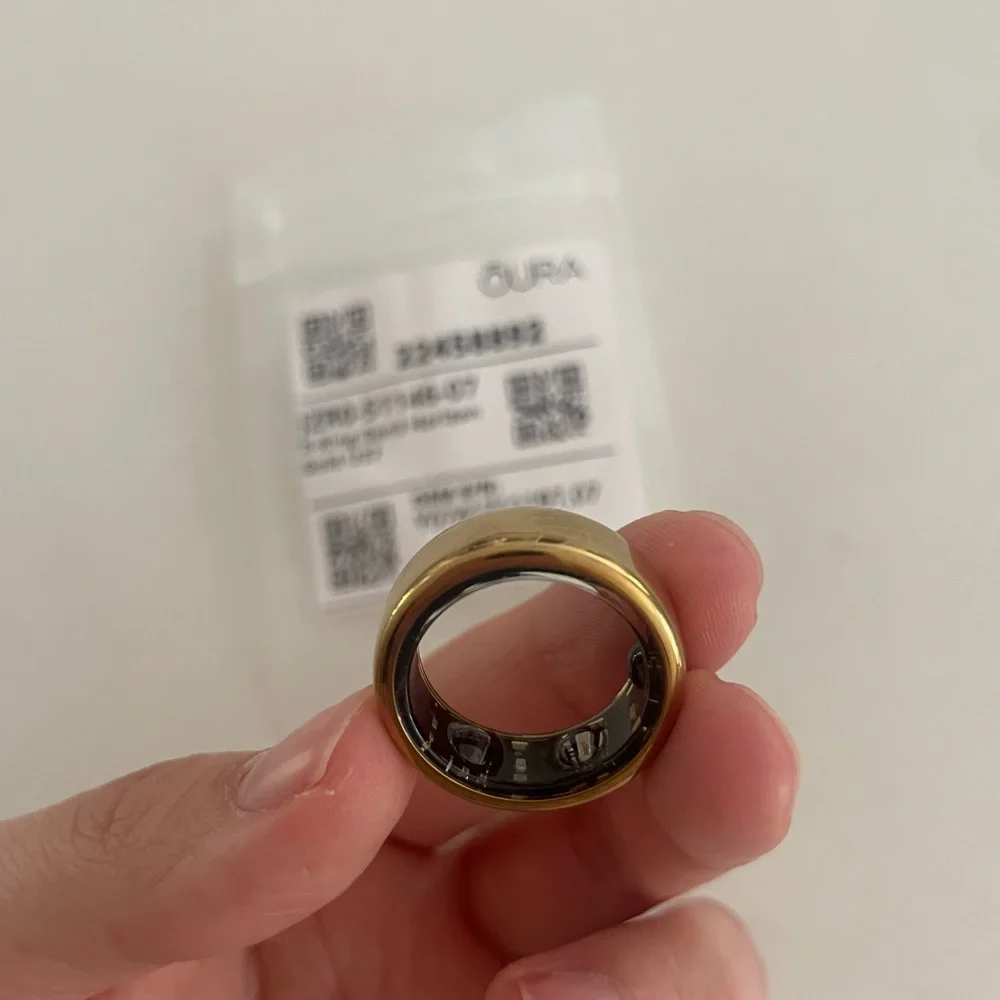 REFURBISHED Oura Gold Smart Ring (Gold) - Health & Sleep Tracker gen 3 size 7